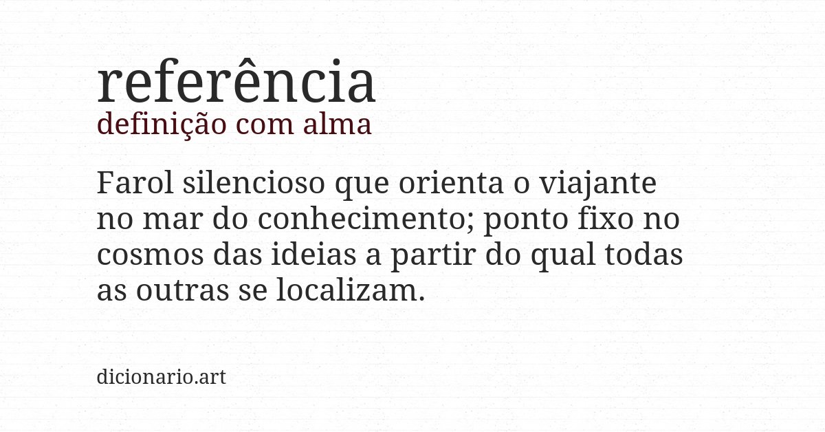 Definição com alma de referência