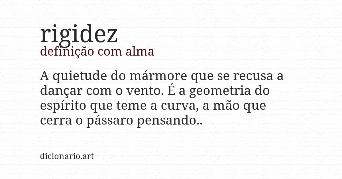 Definição com alma de rigidez