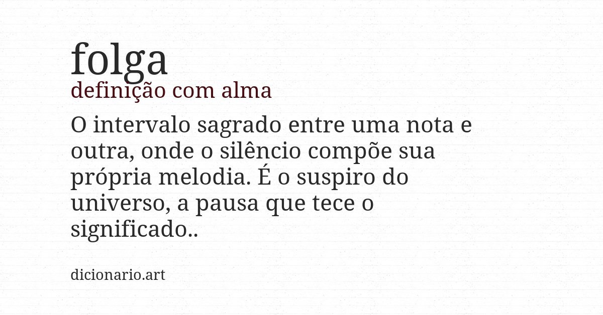 Definição com alma de folga