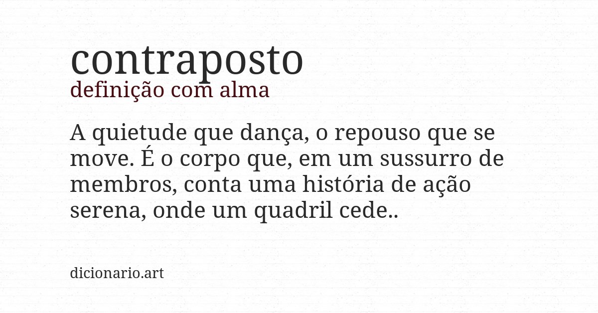 Definição com alma de contraposto