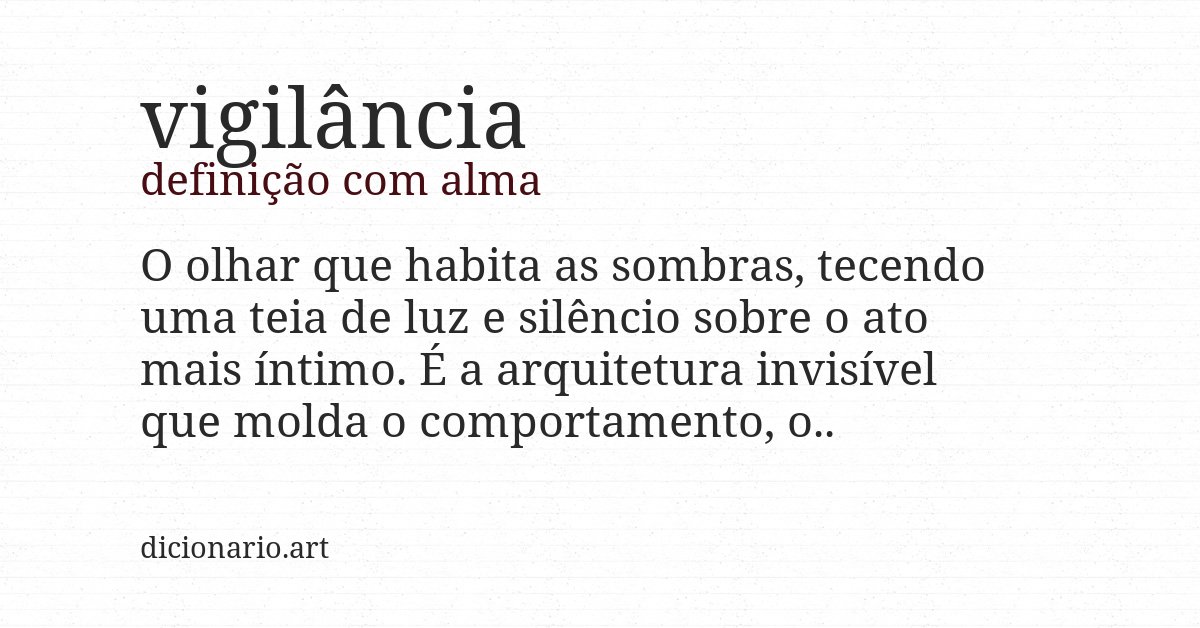 Definição com alma de vigilância
