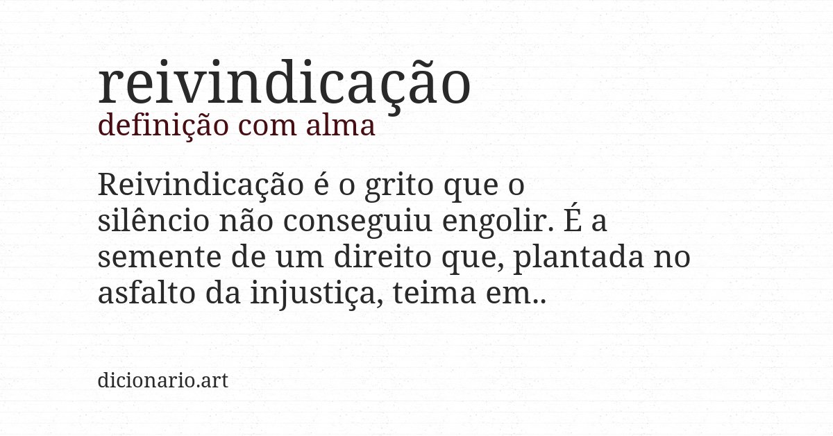 Definição com alma de reivindicação